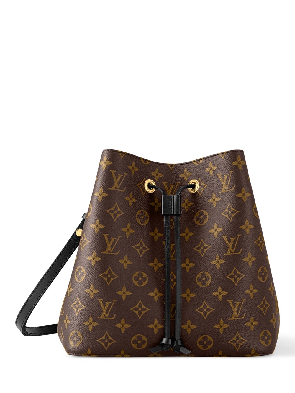 Louis Vuitton Neonoe Brown Monogram Canvas Drawstring Crossbody
